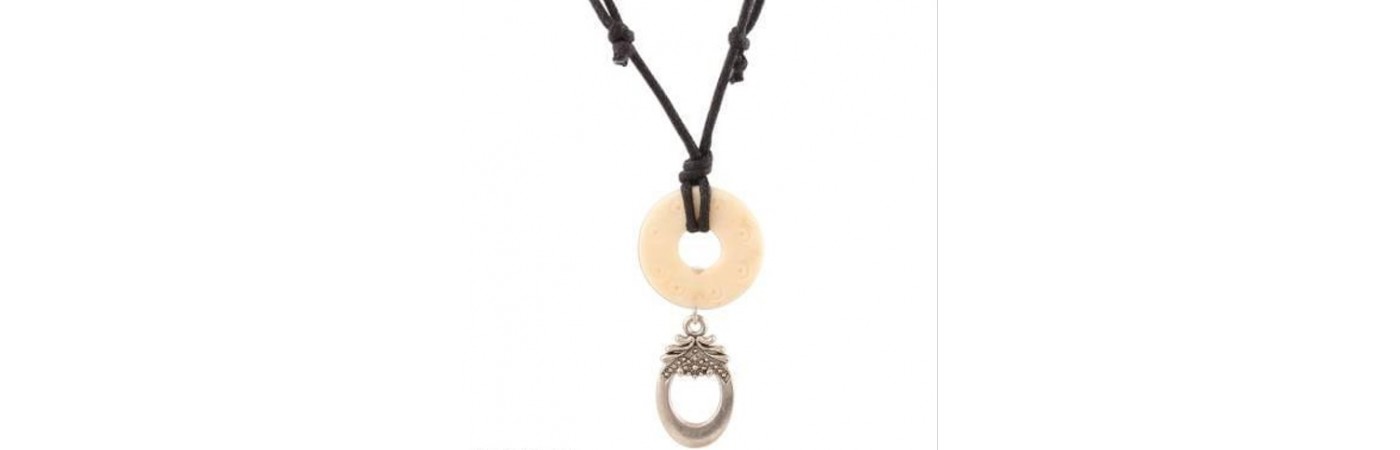 Long Pendent And Thread For Boys/Men silver plated Brass Pendant